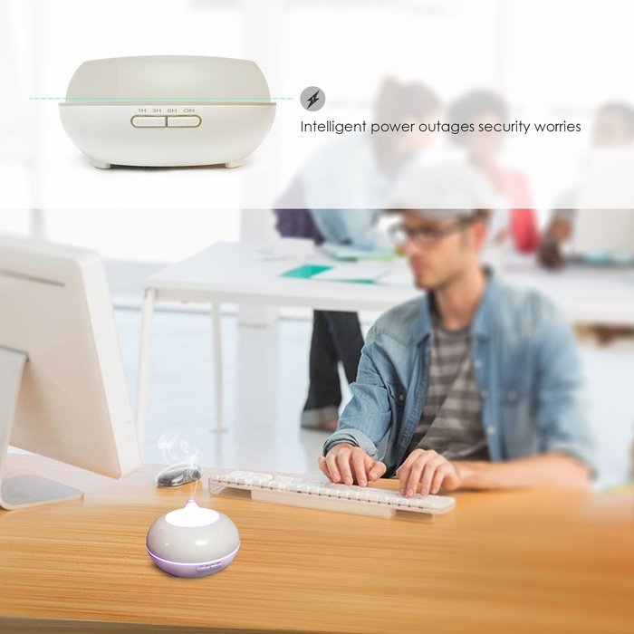 Aroma Diffuser, Maxnic 300ML Essential oil Diffuser Electric Ultrasonic Cool Mist Humidifier Aromatherapy with... N8