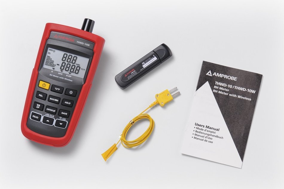 Amprobe THWD-3 Temperature and Relative Humidity Meter N5