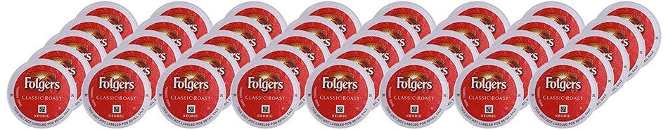 40-count K-cup Portion Packs for Keurig K-cup Brewers, Folgers Classic Roast