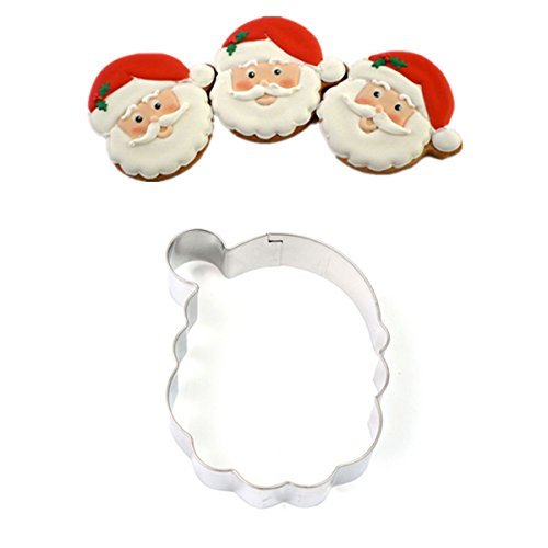 Christmas Santa Stainless Steel Claus Cookie Cutter Cake Pastry Baking Mold shopping N4