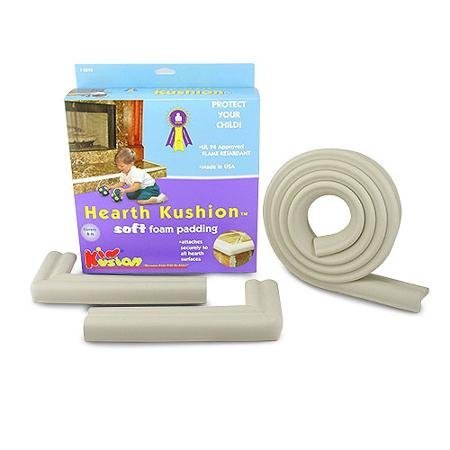 2 Pcs 9.5 Inch Side & 1 Pc 81 Inch Trimmable Flame Retardant Soft Padding Fireplace Guard for Sharp Edges & Corners