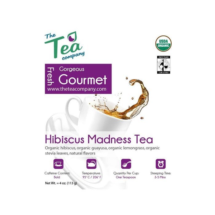 Organic Rose Chamomile Lavender Tea - Loose Herbal Blend - GMO Free - Relaxing - Calming Tisane by The Tea Company... N43