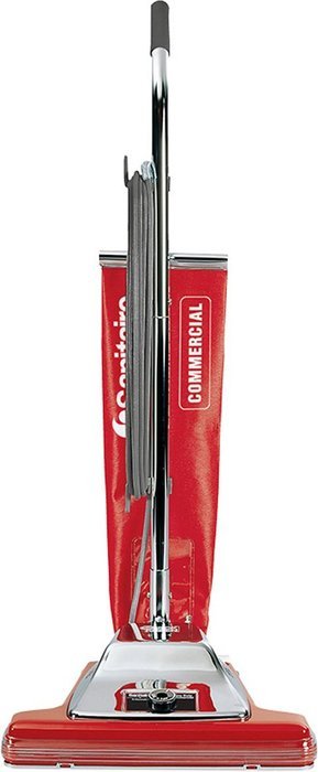 Sanitaire SC899F Commercial Shake Out Bag Wide Upright Vacuum Cleaner with 7 Amp Motor, 16" Cleaning Path
