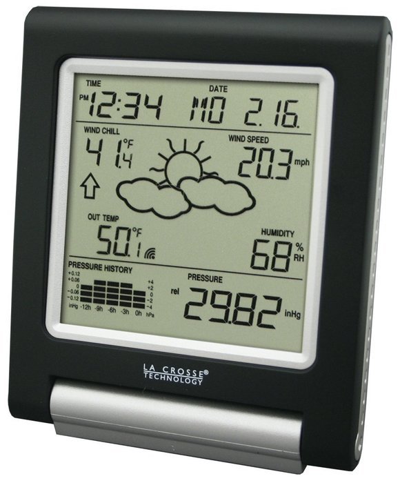 La Crosse Technology WS-1912U-IT Wireless Professional Weather Center with Wind, Storm Warning, Forecast, Pressure...