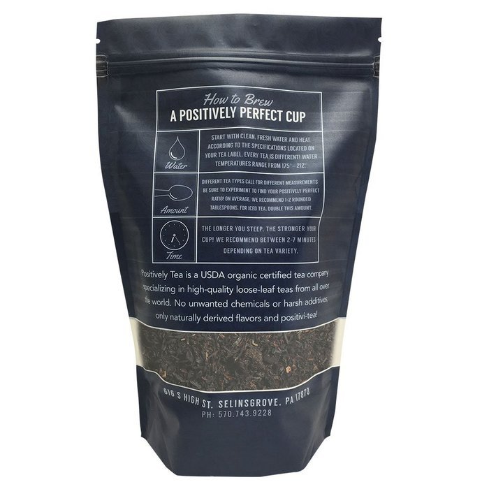 Organic Assam TGFOP Tea, Loose Leaf Bag, Positively Tea LLC (1 lb.) N9