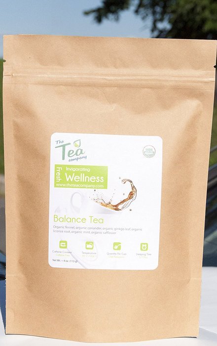Organic Rose Chamomile Lavender Tea - Loose Herbal Blend - GMO Free - Relaxing - Calming Tisane by The Tea Company... N48