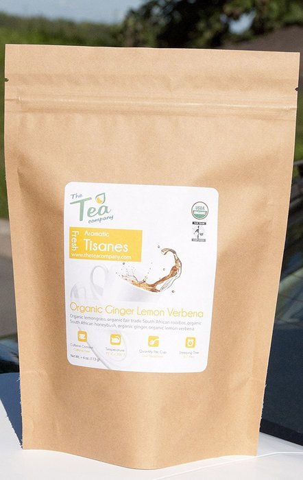 Organic Rose Chamomile Lavender Tea - Loose Herbal Blend - GMO Free - Relaxing - Calming Tisane by The Tea Company... N52