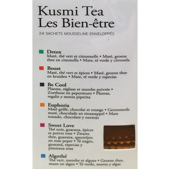 Kusmi Wellness Teas 24 count N4