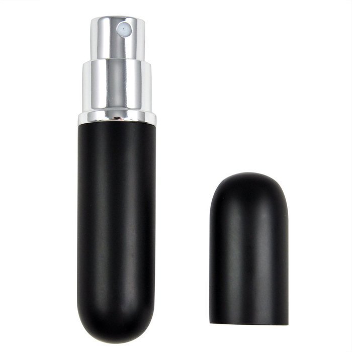 World Pride Atomizer Refillable Pump Spray Perfume Bottle (Black)