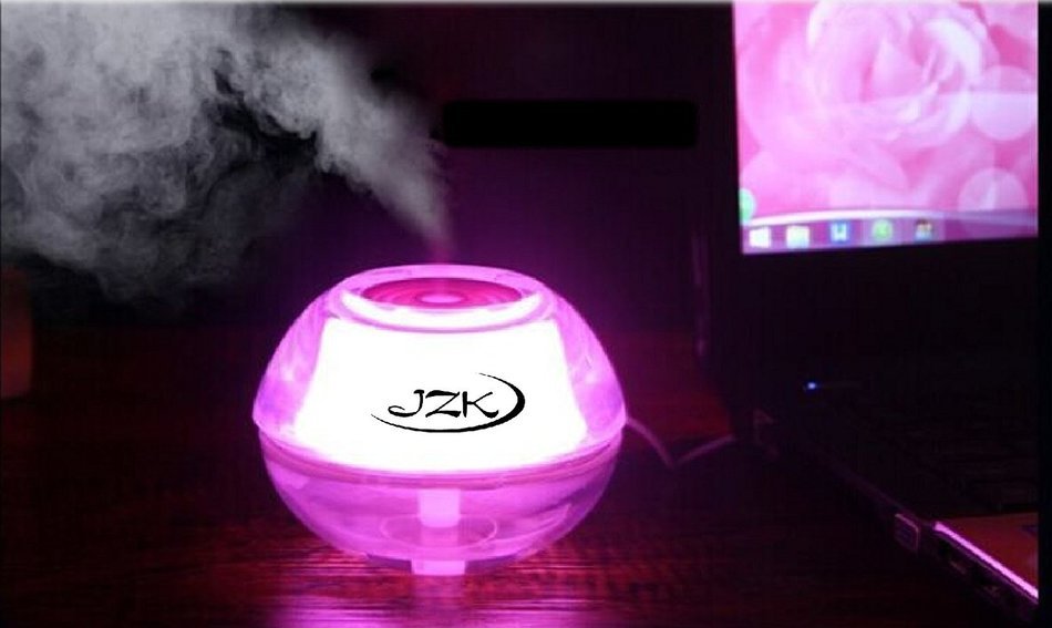 Best Cool & Warm Mist Humidifier by JZK for Sinus Infection, Dry Sinuses, Eyes, Nose, Throat - Mini Personal Portable... N9