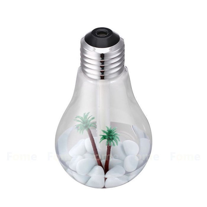USB humidifier, Jaragar Portable Bulb Design Humidifier 400ml Capacity Lamp Air Humidifier 7 Colorful LED Night... N8