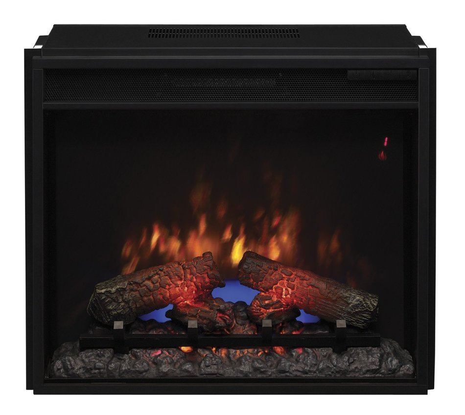 ClassicFlame 23EF031GRP 23" Electric Fireplace Insert with Safer Plug N2