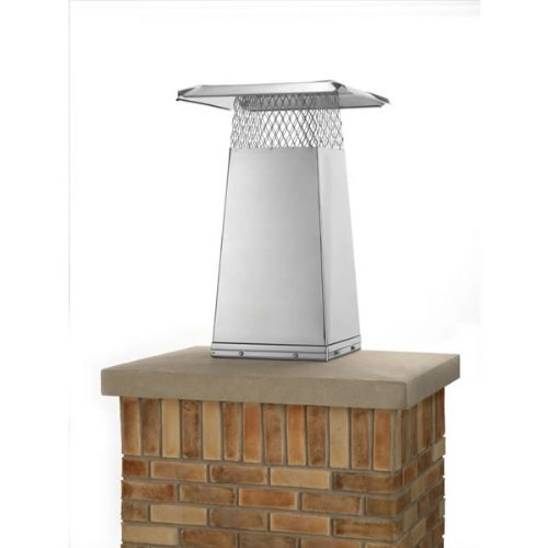 Gelco 13134 Stainless Steel Flue Stretcher 13" x 13" Stainless Steel 2ft. Flue Stretcher