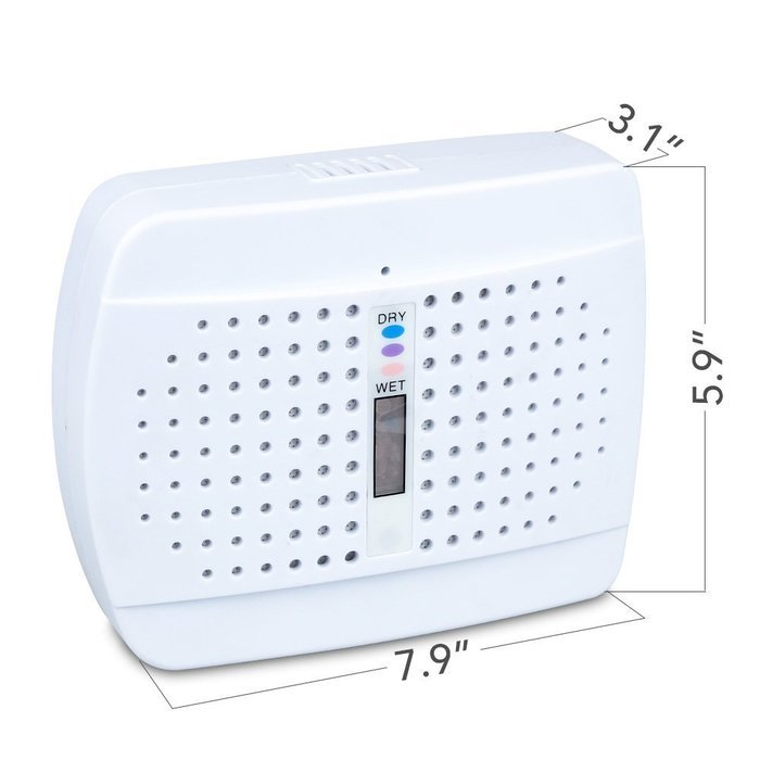Mini Dehumidifier, Topist Wireless Dehumidifier Renewable Low Energy Consumption Moisture Absorber Whisper Air... N2