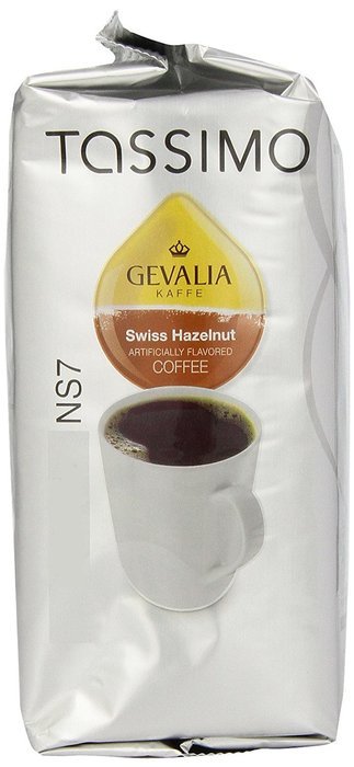Gevalia Swiss Hazelnut, 16-Count T-Discs for Tassimo Brewers (Pack of 3) N3
