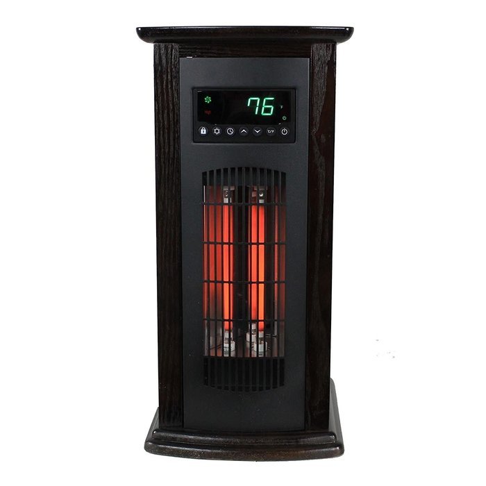 Youzee 3 Element Portable Electric Infrared Quartz Tower Space Heater
