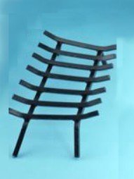Chimney 26324 .62 in. Bar Stock- 6 Bar Welded Steel Grate- 24 in. Front X 20 in. Back X 12 in. Deep X 6.25 in....