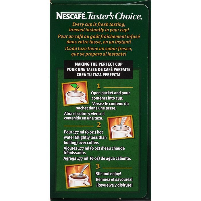 Nescafe Coffee, Taster's Choice Decaf Stick Pack, 4.79 Ounce Package, 80 Count N10
