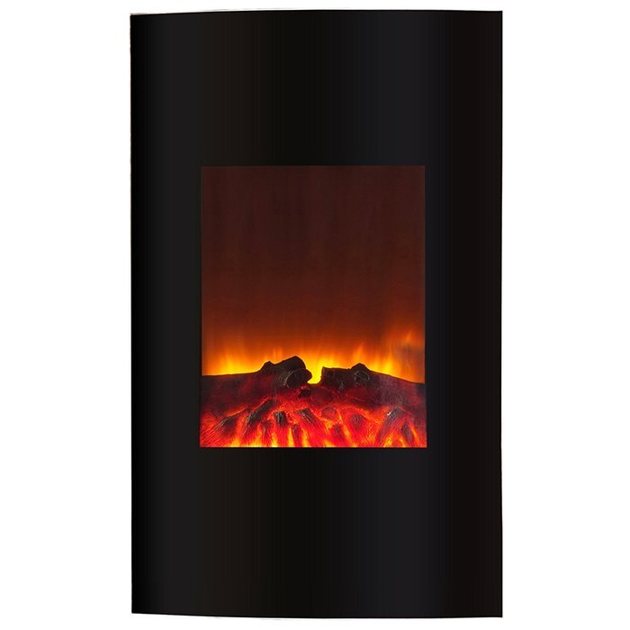 Yosemite Home Decor DF-EFP37 Corner Electric Fireplace, Black