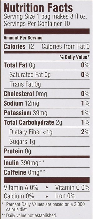 Teeccino - Vanilla Nut 75% Organic Herbal Coffee Medium Roast Caffeine Free - 10 Tee Bags