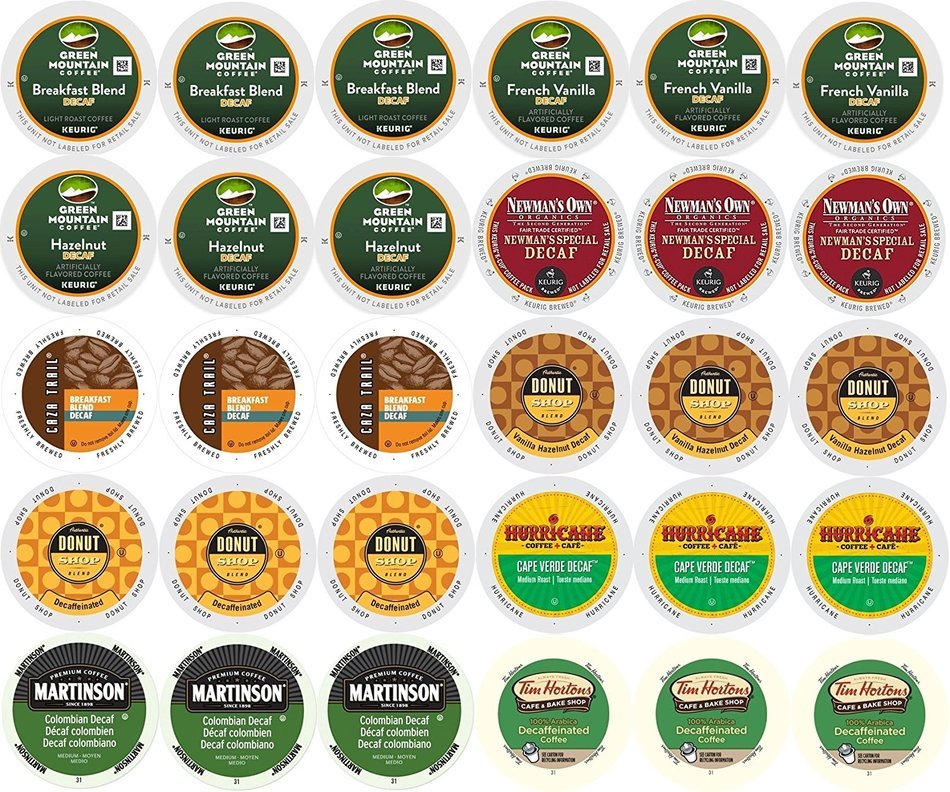 Keurig K-Cup DECAF Coffee Variety Pack 30 Count