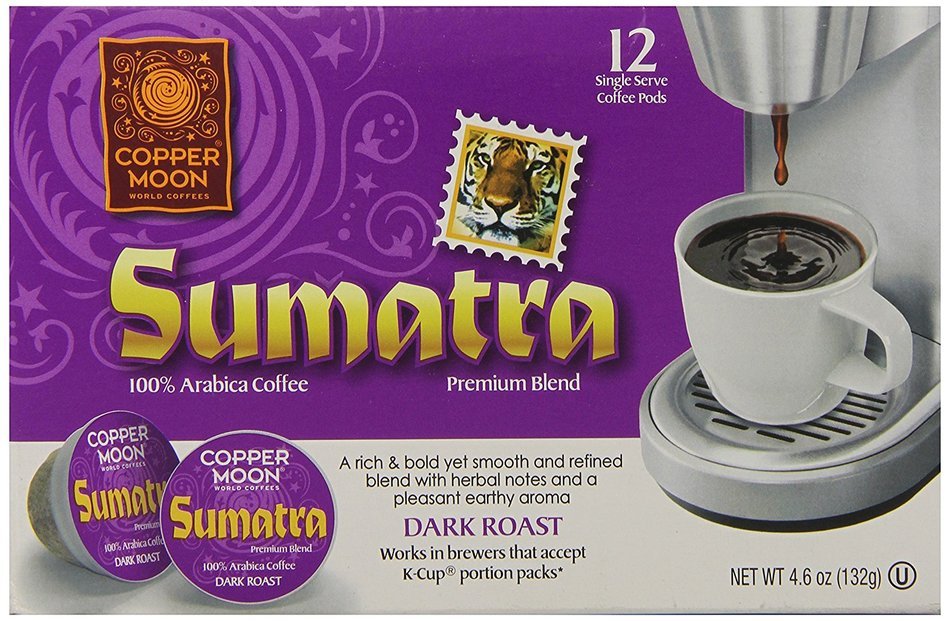 Copper Moon Kona Blend Single Cup Pod, 40 Count for Keurig K-cup Brewers N36
