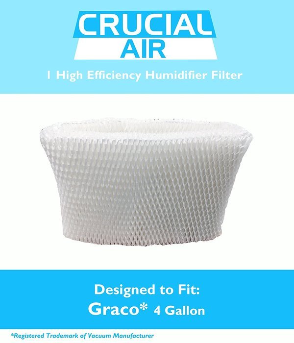 Crucial Air Graco Humidifier Filter, 4-Gallon, Fits Model 2H02 and TrueAir 05521