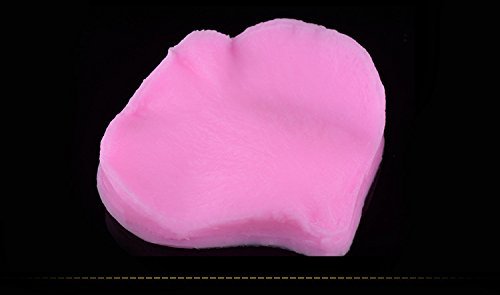 AnnyMart&reg; Rose Petals 3D Silicone Cake Impress Mold Roseleaf Flower Sugar Paste Soap Mold N6