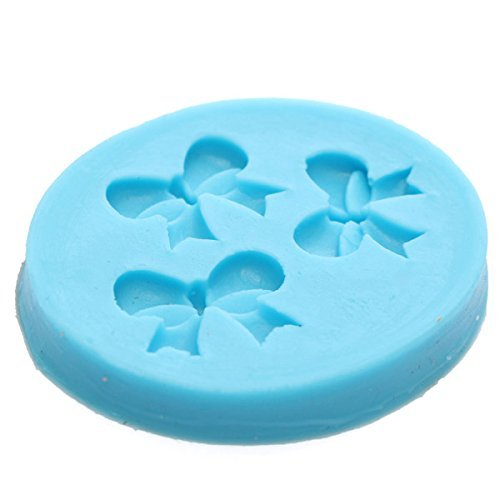 "Silicone 3D Bowknot Fondant Mold Cake Decoration DIY Mold Mould" shopping N5