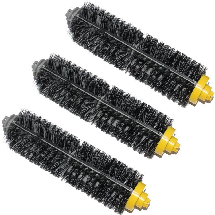 Hongfa Irobot Roomba Brush Kit 6-armed Side Brush, Flexible Beater Brush and Bristle Brush for Irobot Roomba 700... N7