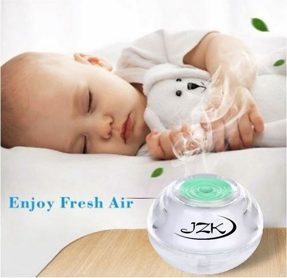Best Cool & Warm Mist Humidifier by JZK for Sinus Infection, Dry Sinuses, Eyes, Nose, Throat - Mini Personal Portable... N14