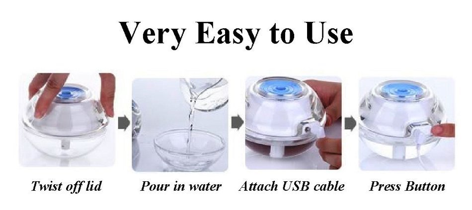 Best Cool & Warm Mist Humidifier by JZK for Sinus Infection, Dry Sinuses, Eyes, Nose, Throat - Mini Personal Portable... N16