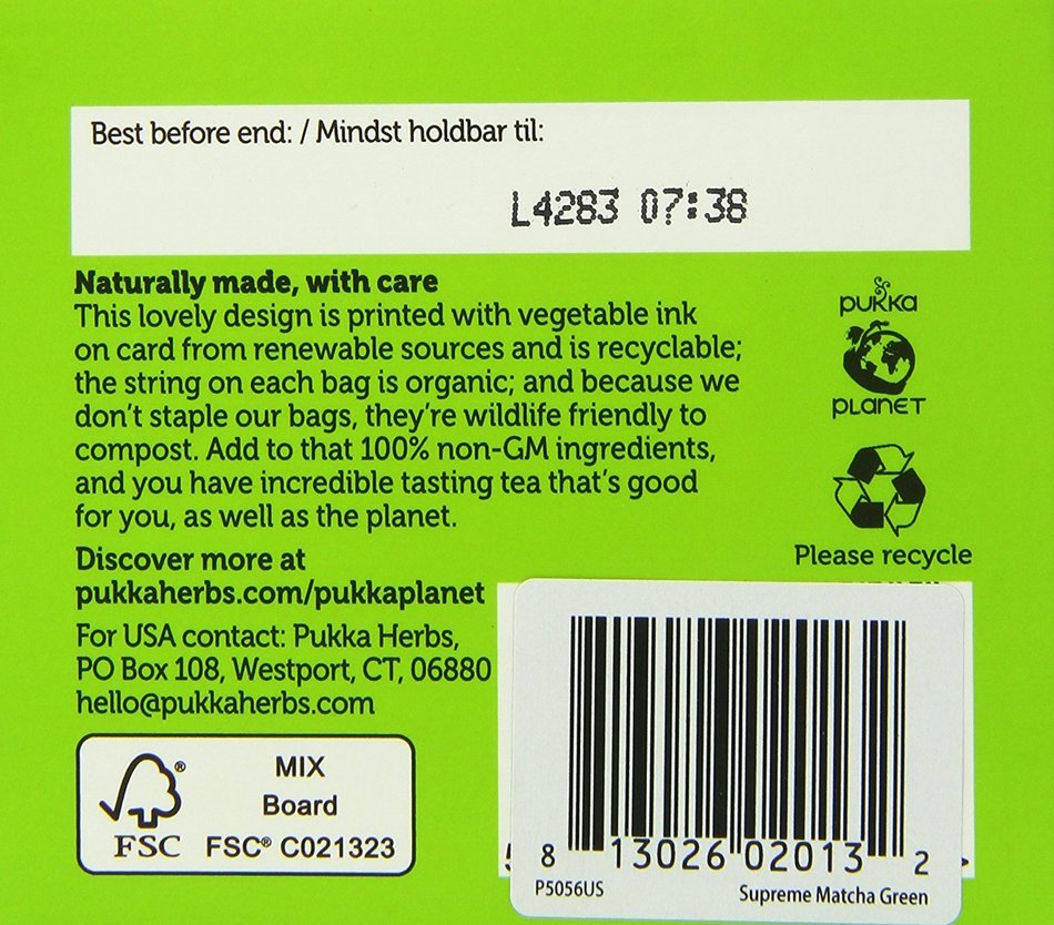 Pukka Organic Teas, Cleanse, 20 Count N14