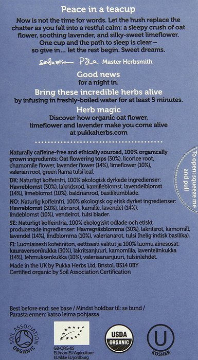 Pukka Organic Teas, Cleanse, 20 Count N16