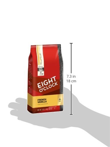 Eight O'Clock French Vanilla Ground Coffee, 11-Ounce Bags (Pack of 6)
