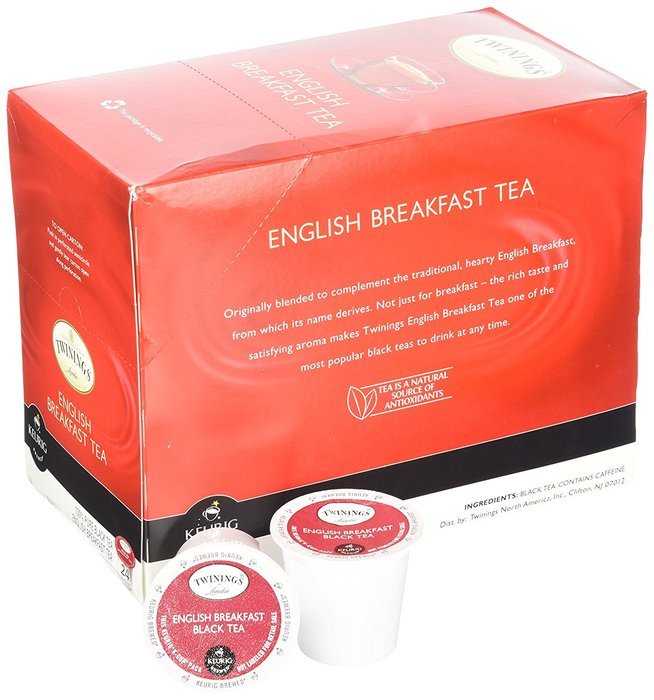 Twinings English Breakfast Tea, Keurig K-Cups, 24 Count N87
