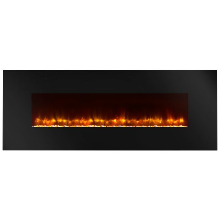 Hearth & Home 70-In Linear Wall Mount Electric Fireplace - SF-WM70-BK