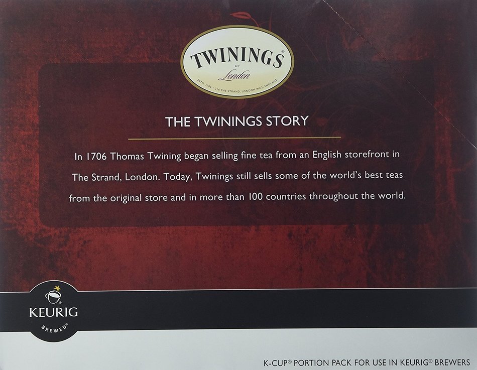 Twinings English Breakfast Tea, Keurig K-Cups, 24 Count N99