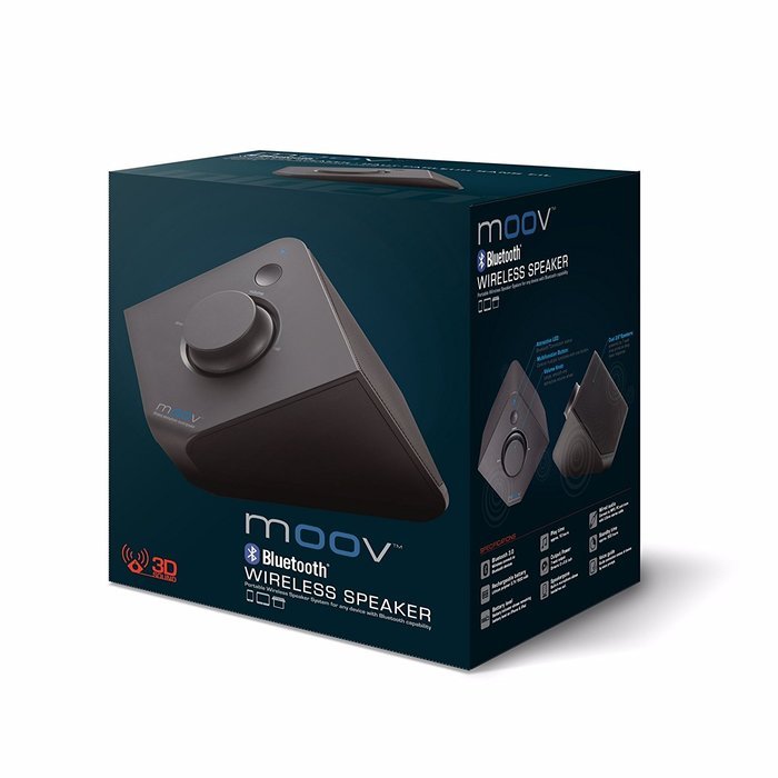 MOOV Uniden Bluetooth Wireless Speaker, Black (MOOV626) N6