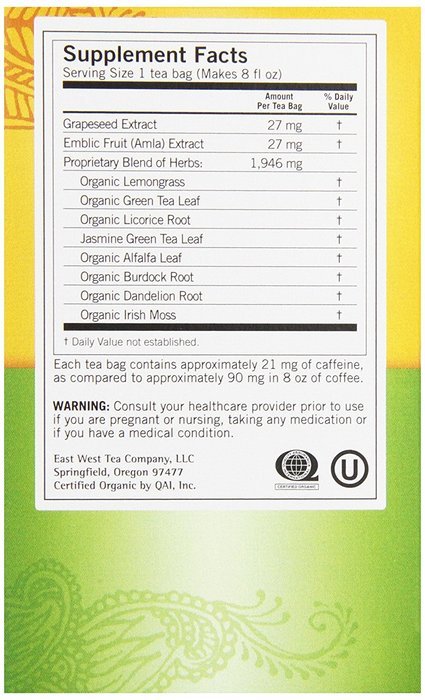 Yogi Tea Green Tea, Super Anti-Oxidant 16 bags(Pack of 2) N4