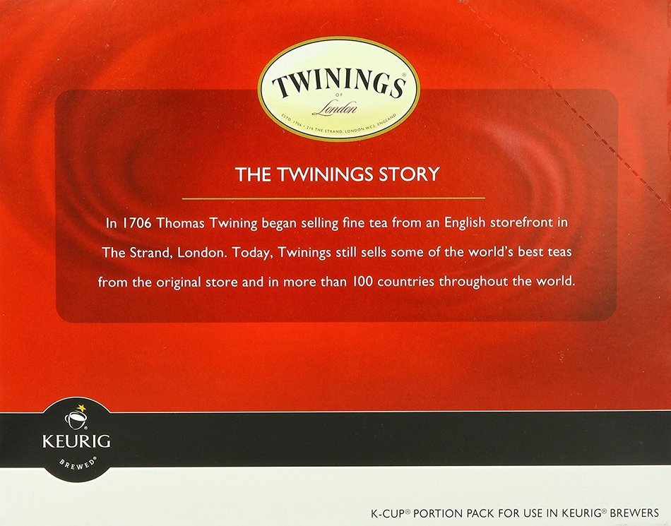 Twinings English Breakfast Tea, Keurig K-Cups, 24 Count N112