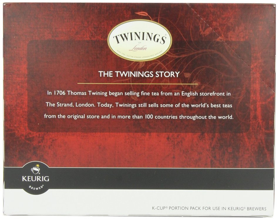 Twinings English Breakfast Tea, Keurig K-Cups, 24 Count N122