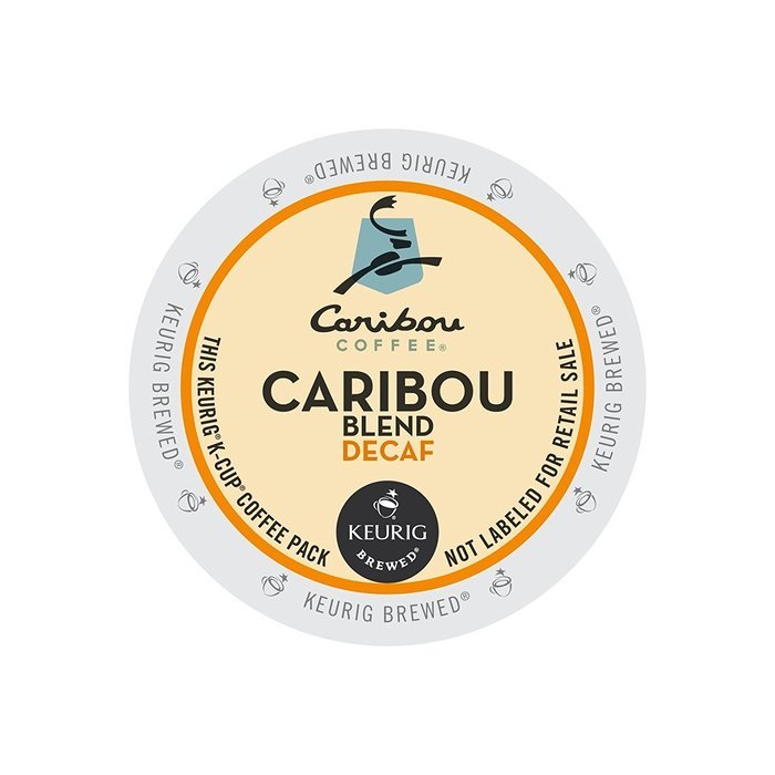Caribou Coffee Caribou Blend DECAF-- 2 Boxes of 24 K-Cups for Keurig Brewers