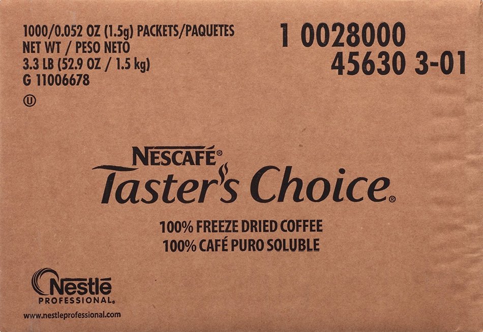 Nescafe Coffee, Taster's Choice Decaf Stick Pack, 4.79 Ounce Package, 80 Count N16