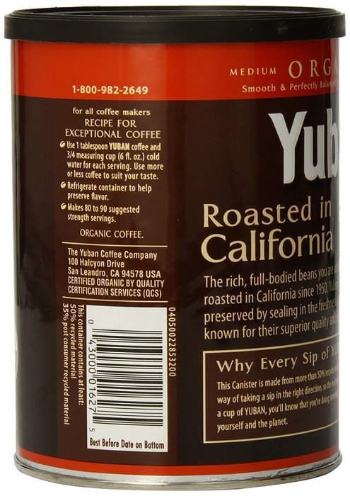 Yuban Medium Organic Ground Coffee, 11 Ounce N2
