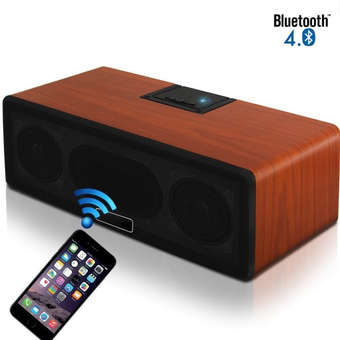 Wireless Bluetooth Speaker(Battery Included), ERISAN Portable Stereo Media Indoor & Outdoor Speaker for iPhone... N4