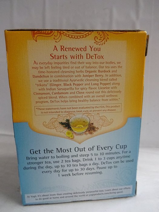 Yogi Organic Detox Tea, 16 ct N2