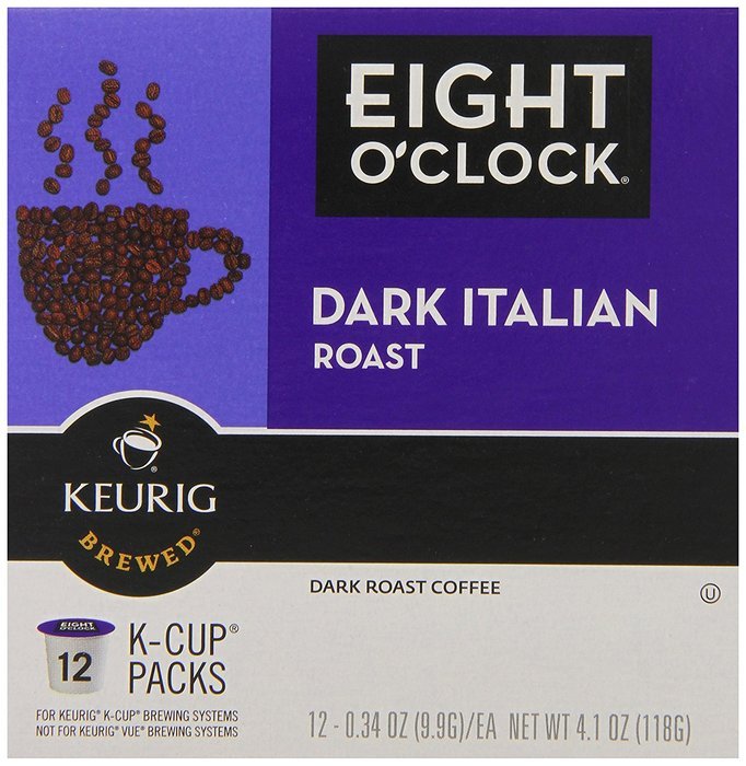 Eight O'Clock Dark Italian Roast K-Cups (72 count) N5
