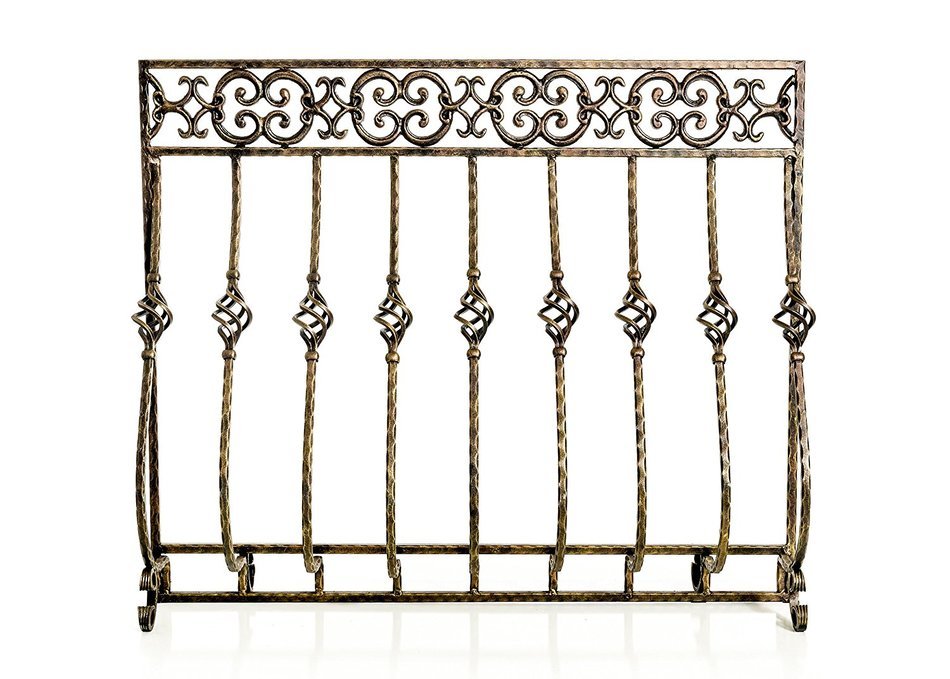 Fireplace Screen Cast Iron-Tuscany (Antique Copper)