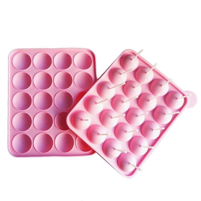 Lariy Healthy Silicone 20 holes 4cm Round Jelly Cake Molds Chocolate mold Candy Tools